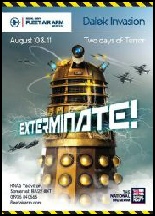 Dalek Invasion at Fleet Air Arm show poster